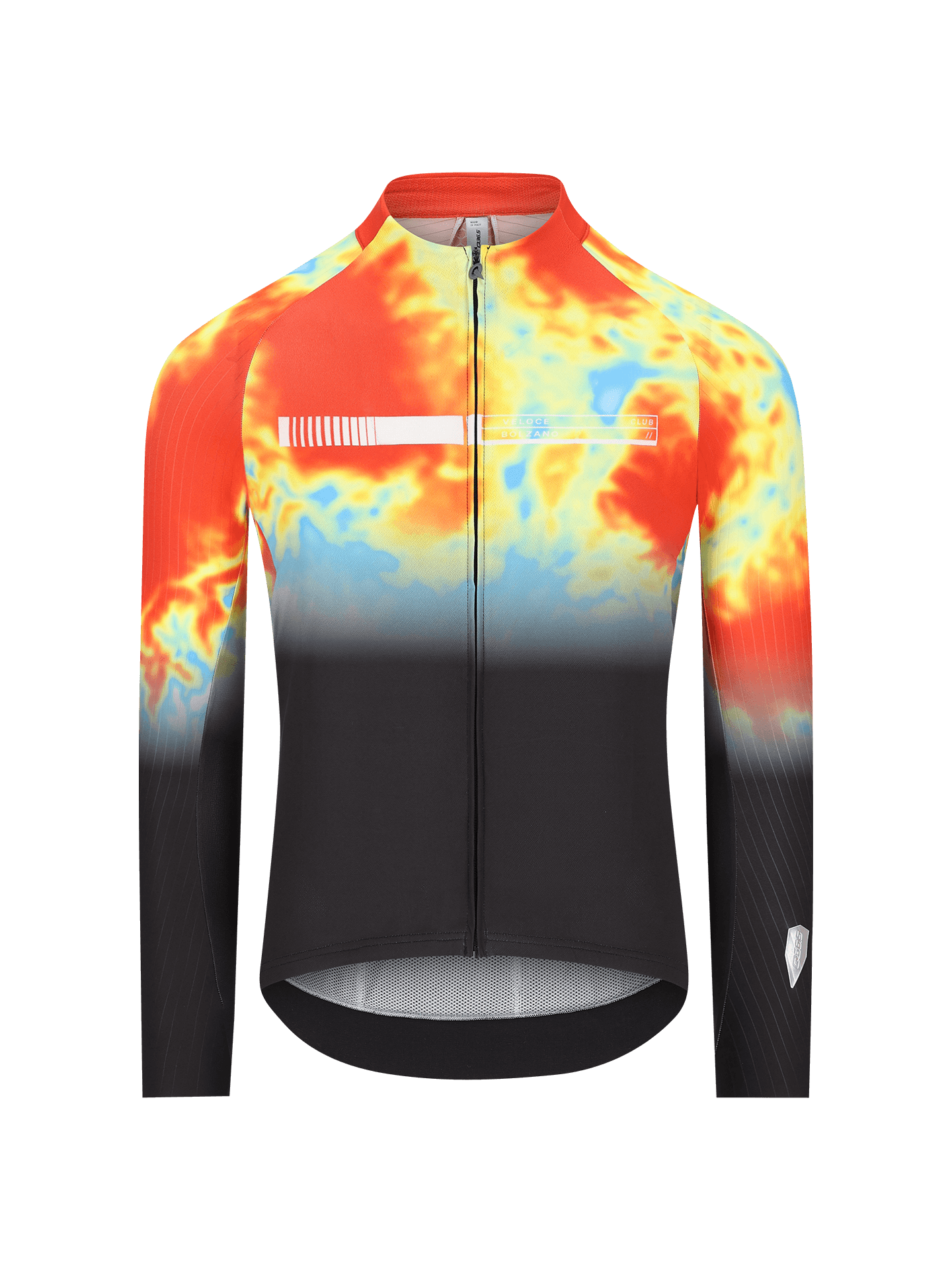 Q36.5 Long Sleeve Hybrid Que Orange Mサイズ Q36.5 Hybrid Que X Long Sleeve Cycling Jersey : ORANGE